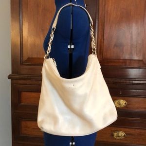 Kate Spade purse. Cream pebbled leather.